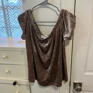 Off the shoulder top